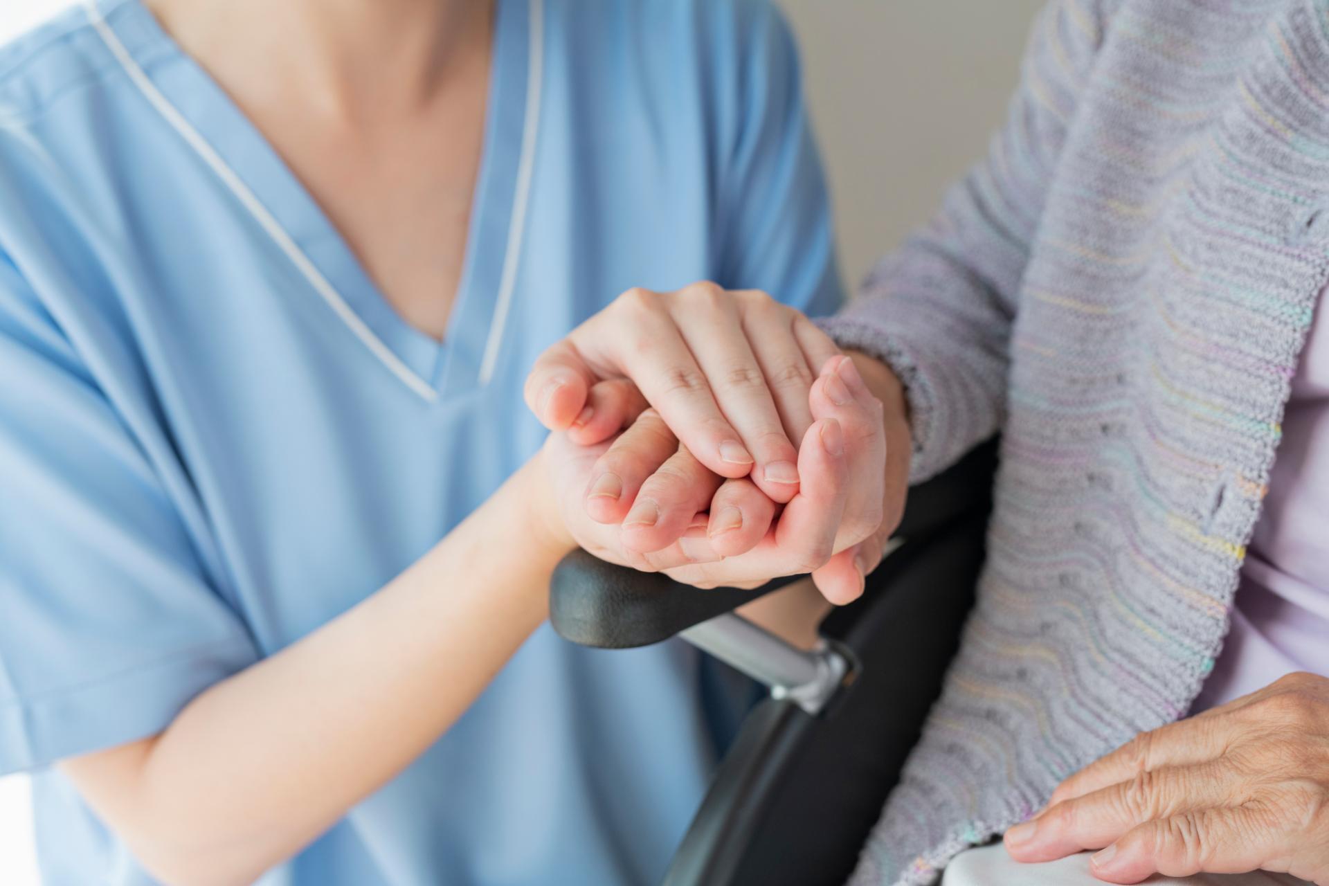 A carer supporting a client at home in Southwark